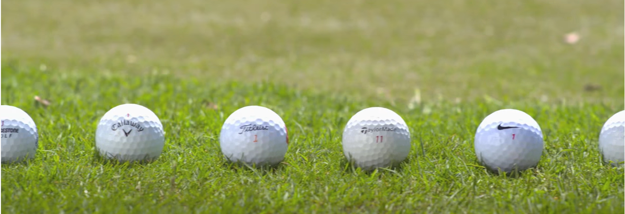 recycled golf balls