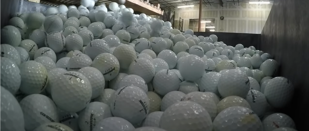 recycled vs refurbished golf balls