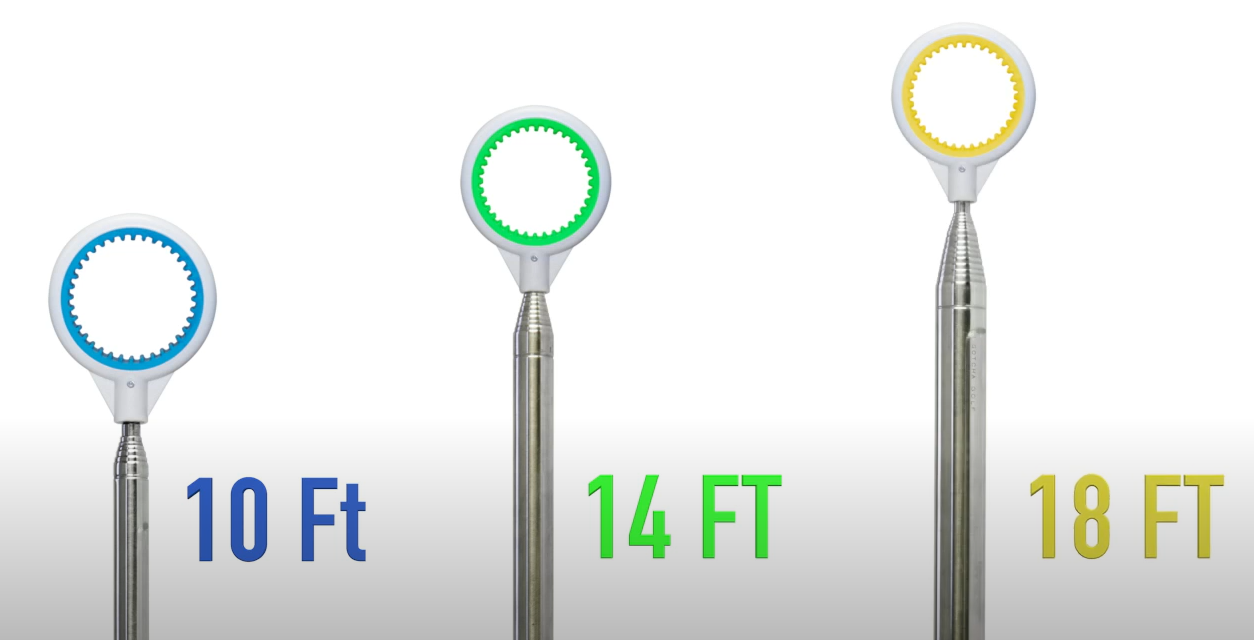 different length golf ball retrievers